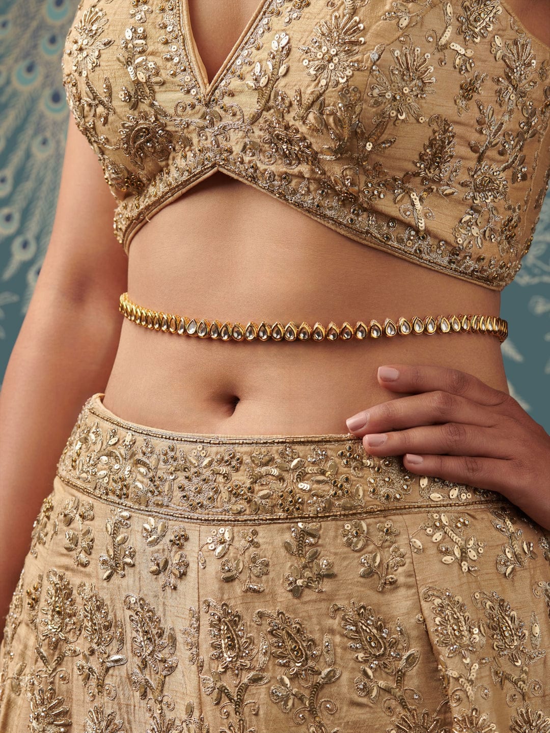 Lehenga waist chain outlet