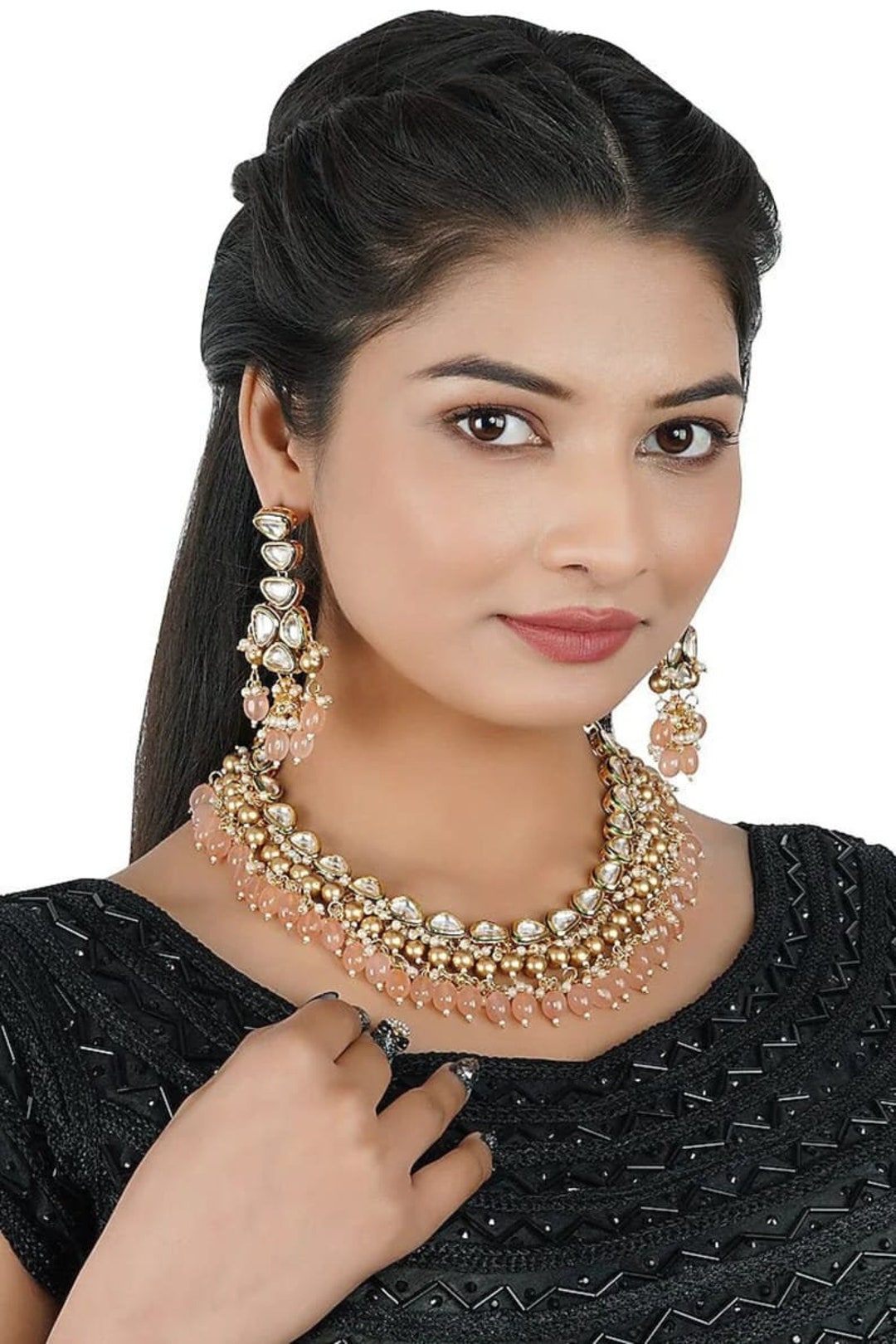 Sabyasachi Inspired Designer Kundan Set Pich Kundan Choker Etsy