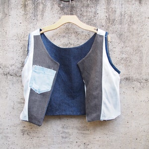 Chaim Denim Vest image 9