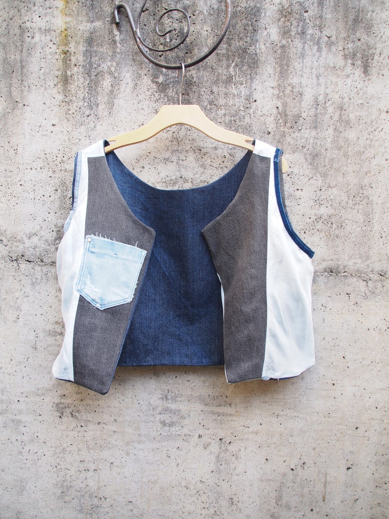 Chaim Denim Vest image 9