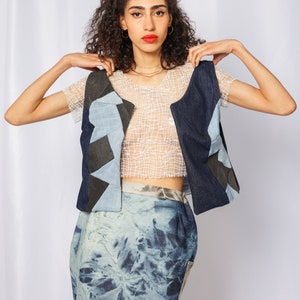 Chaim Denim Vest image 1