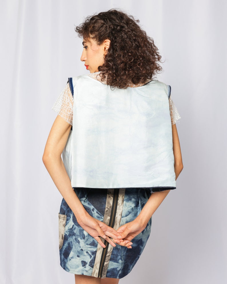 Chaim Denim Vest image 3