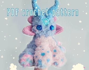 Halo, the little child dragon - PDF Crochet Pattern