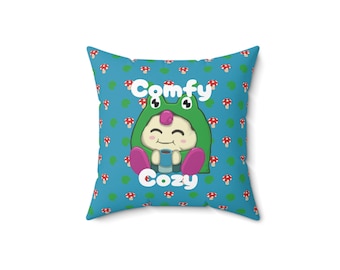 Comfy Cozy Mallow Throw Pillow | SMRPG Pillow| SMRPG Mallow | Super Mario RPG | Comfy Pillow | Cozy Pillow | smrpg decor | Mallow rpg