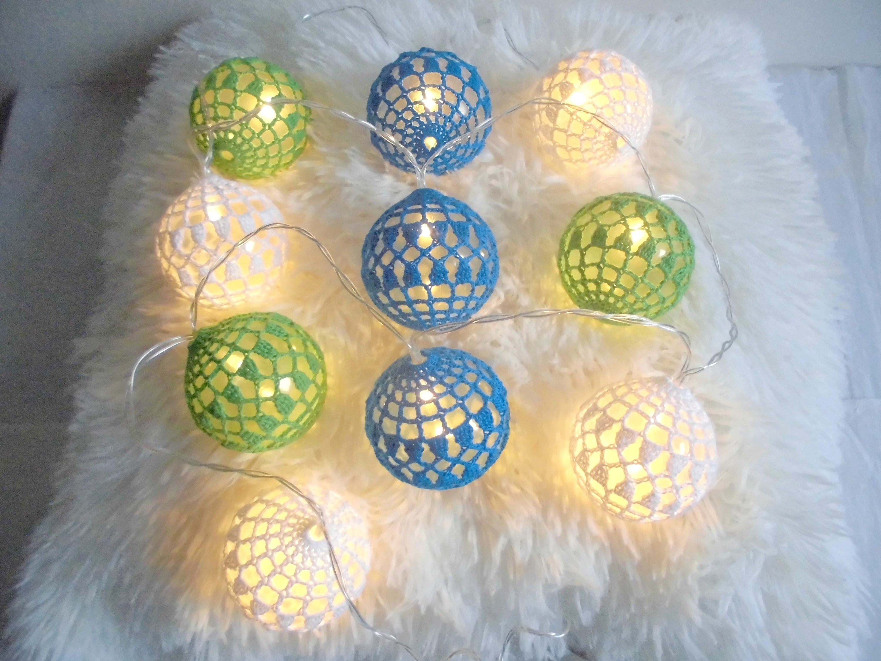Crochet light ball