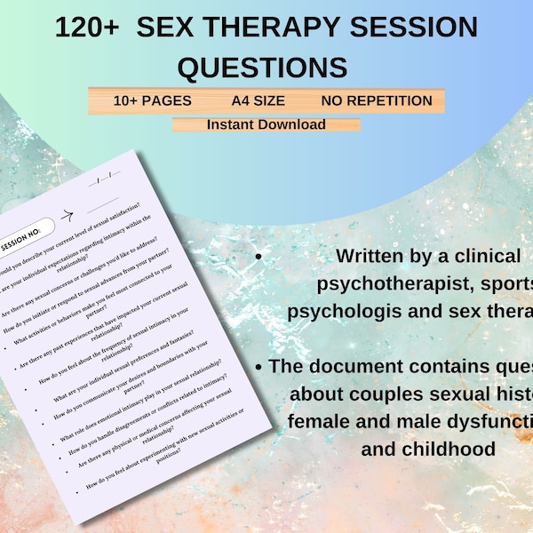 Sex Therapy for Men Etsy