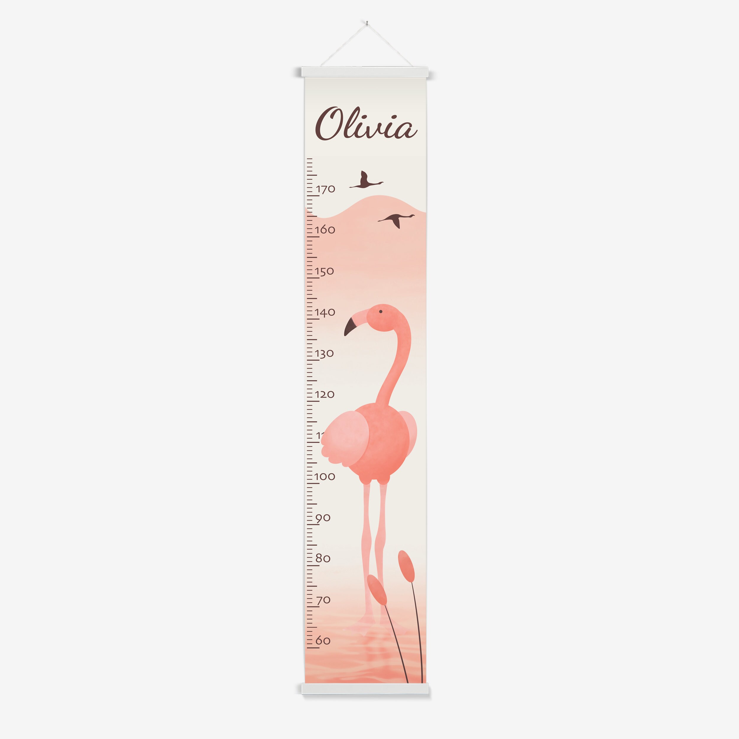 Custom Growth Chart for Kids Flamingo Etsy