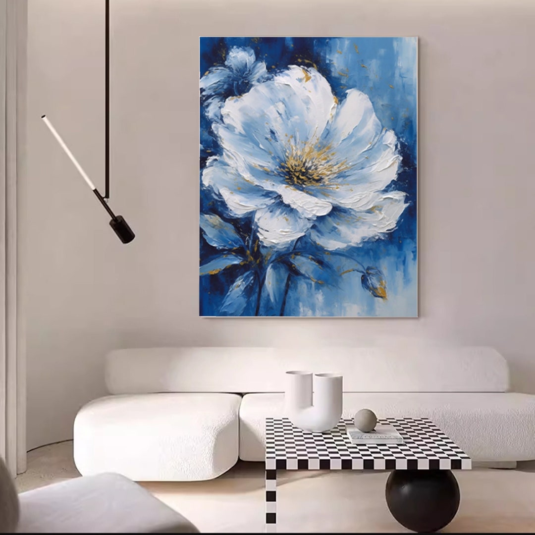 Original Handpainted Oil Painting Wall Decor Oil Painting Flower Oil