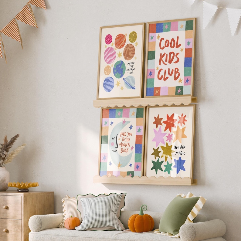 You Are Magic Printable, Colorful Stars Kids Playroom Poster, Nursery Wall Decor image 4