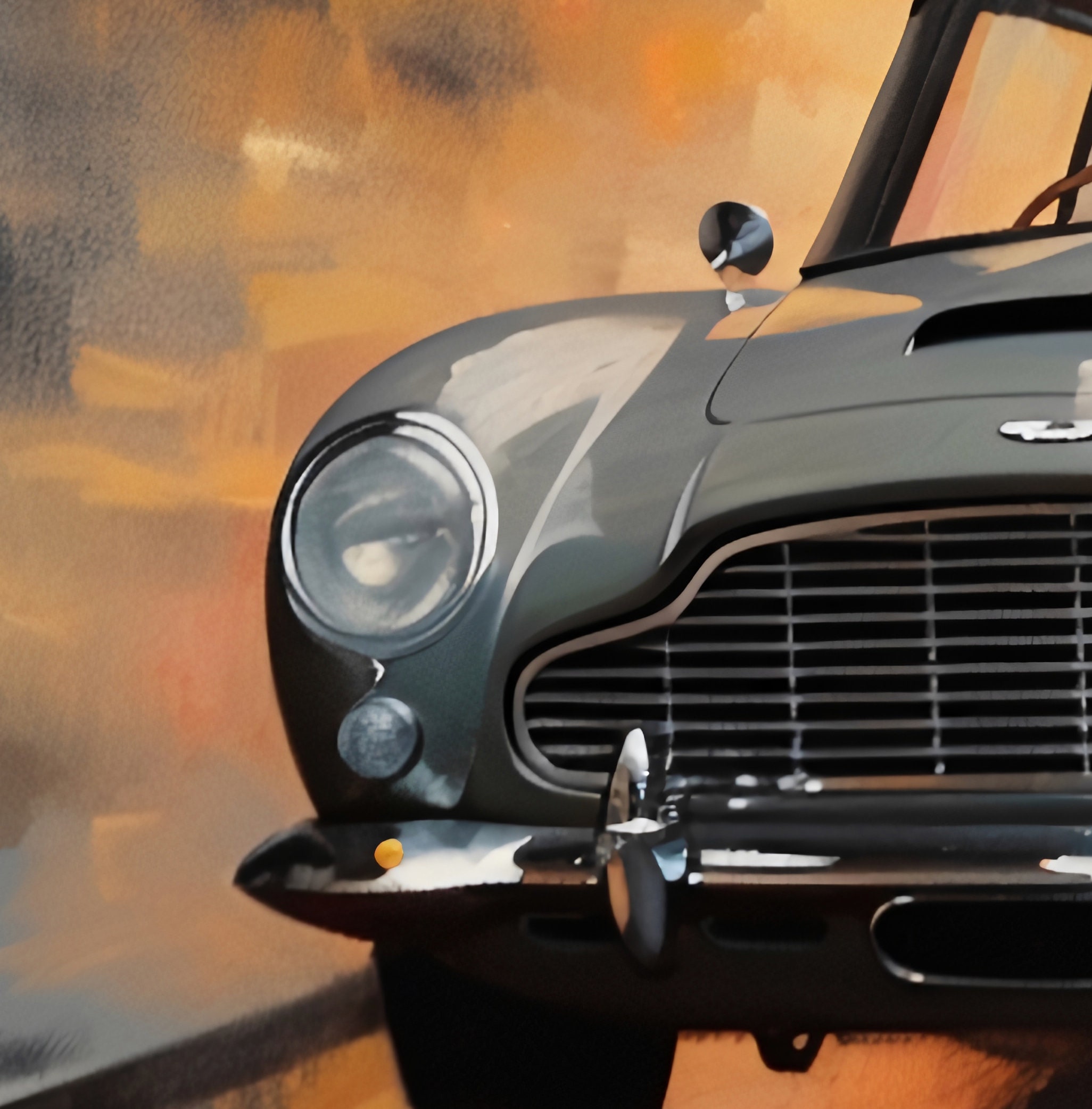 ASTON MARTIN DB4 1958 ART PRINT POSTER