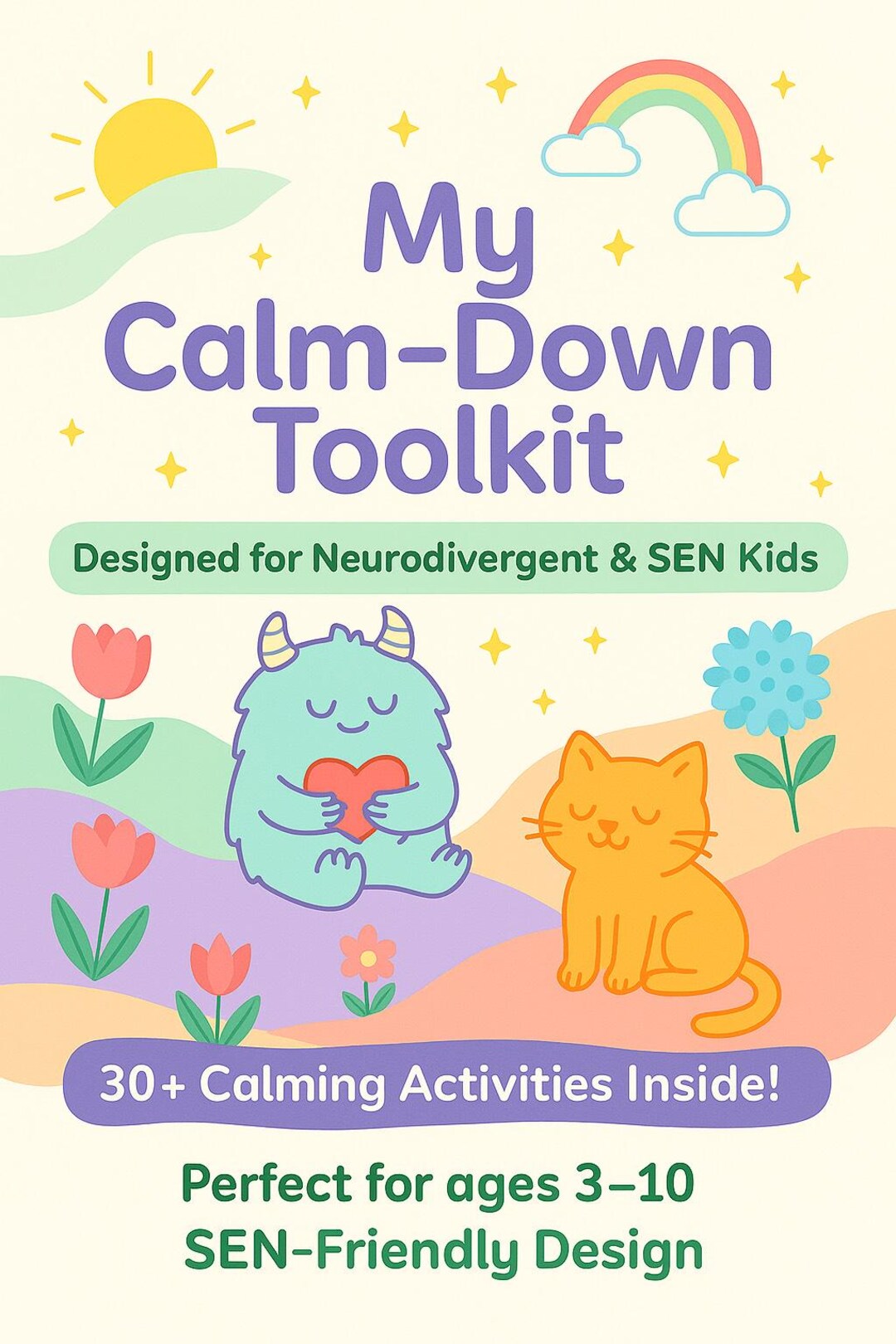 Calm Down Kit for Kids | Printable Emotional Regulation Activities ...