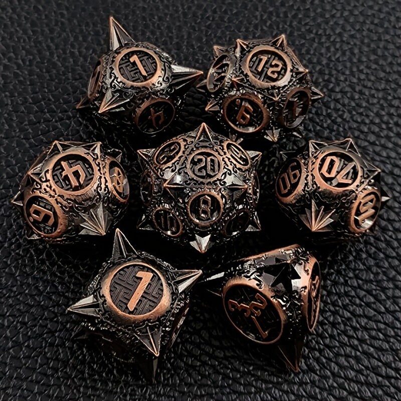 Large Metal Meteor Dice Copper Metal Dice Dragon Metal Dice Etsy