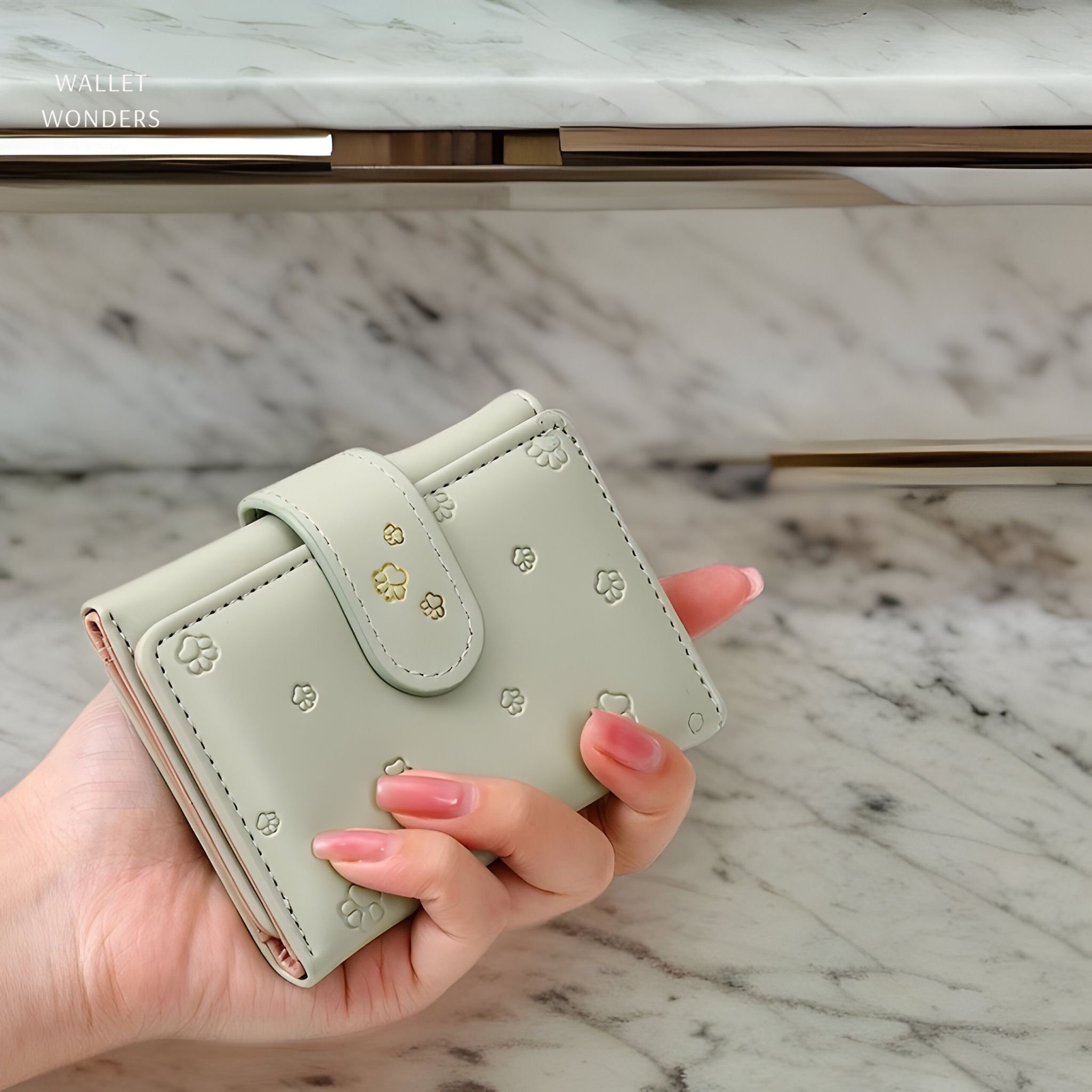 Designer top dog wallet