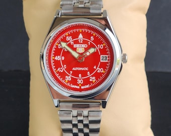 Vintage 1989 Seiko 5 Automatic 7009-6000 Day-date Japanese Men's