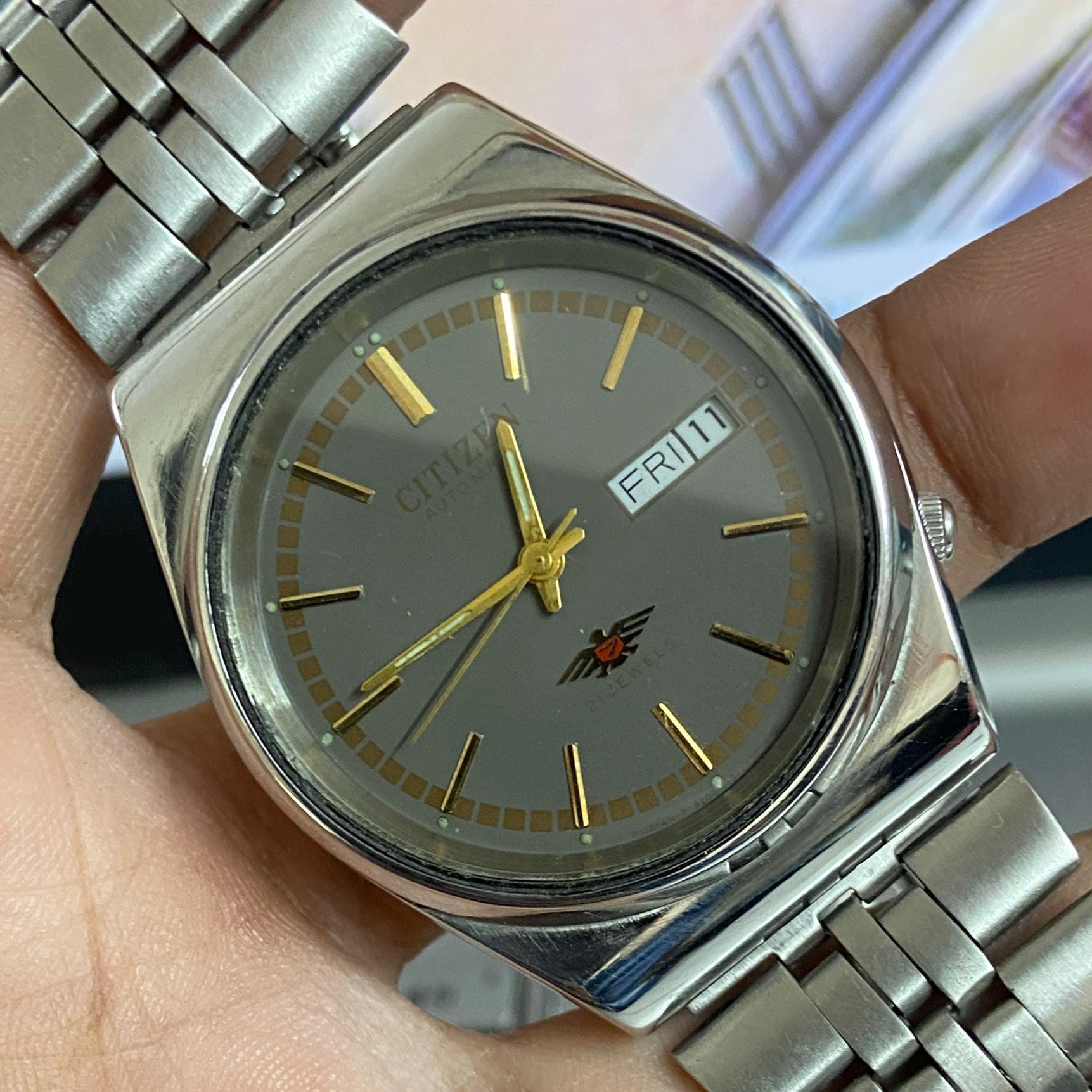 大和 Vintage Citizen Automatic 8200 Day-date Japanese Men's Wrist Watch