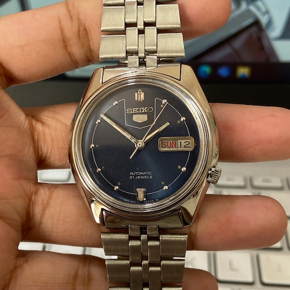 seiko5 automatic 21jewels メンズ腕時計 Rare Seiko 5 Automatic 21 Jewels Japan Made Watch For Mens SNXJ94