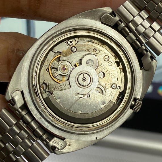 Vintage 1980 Seiko 5 Automatic 7009-8081 Day-date Japanese Men's