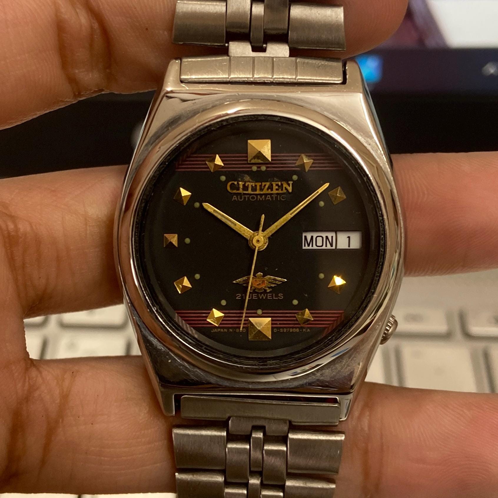 ヴィンテージ 1988年製 シチズン オートマチック 8200 デイデイト 日本 