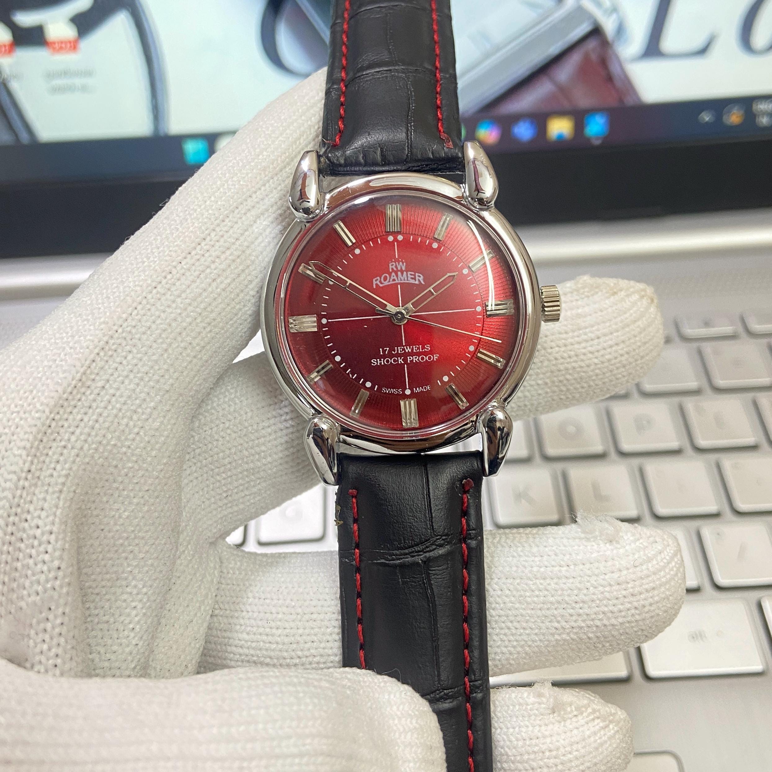 ROAMER 手巻き　腕時計 機械式　17 JEWELS 17 jewels roamer - Etsy 日本