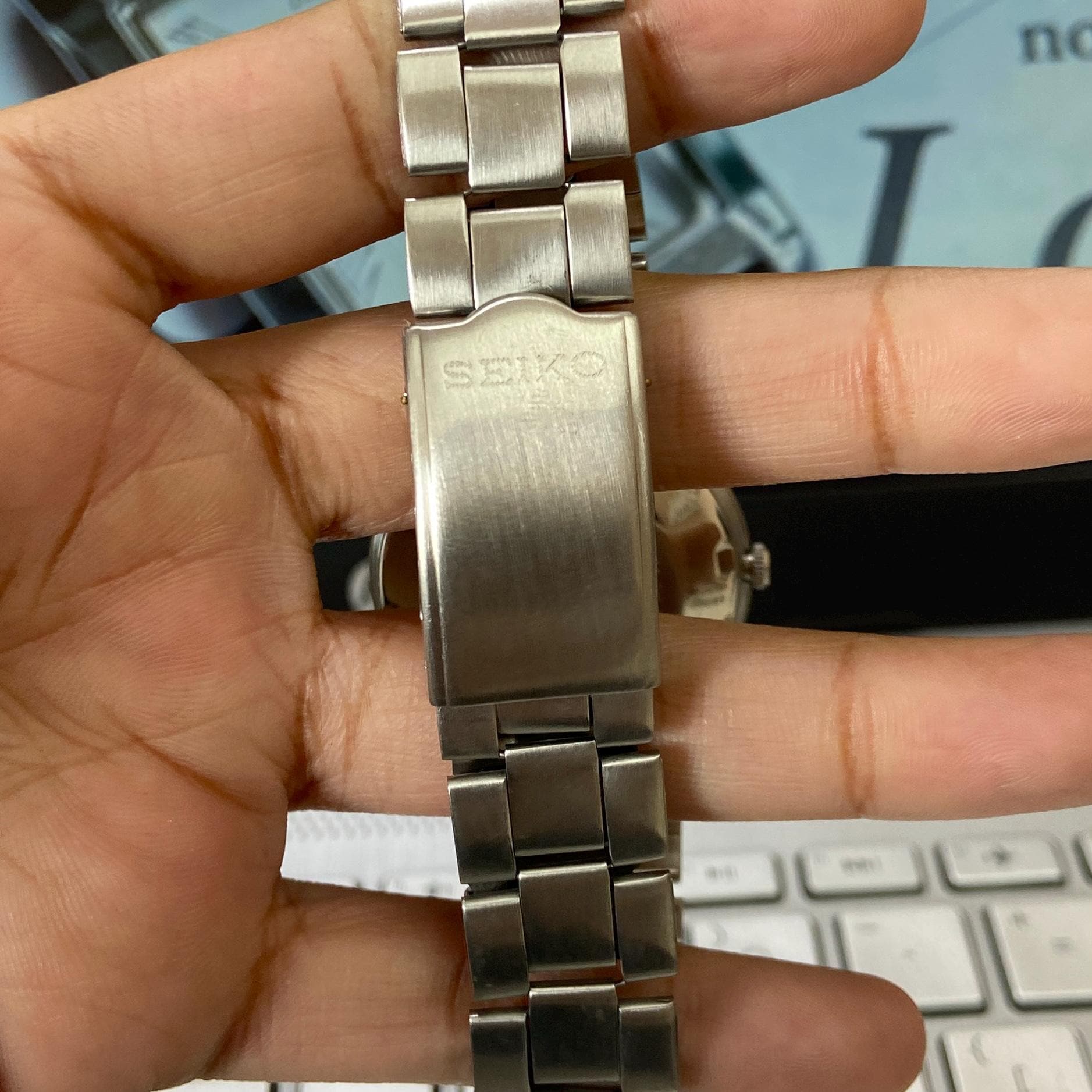 Vintage 1986 Seiko 5 Automatic 6309-7320 Day-date Japanese Men's