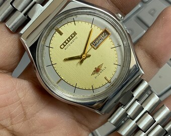 Vintage 1985 Citizen Automatic 8200 Day-date Japanese Men's Wrist