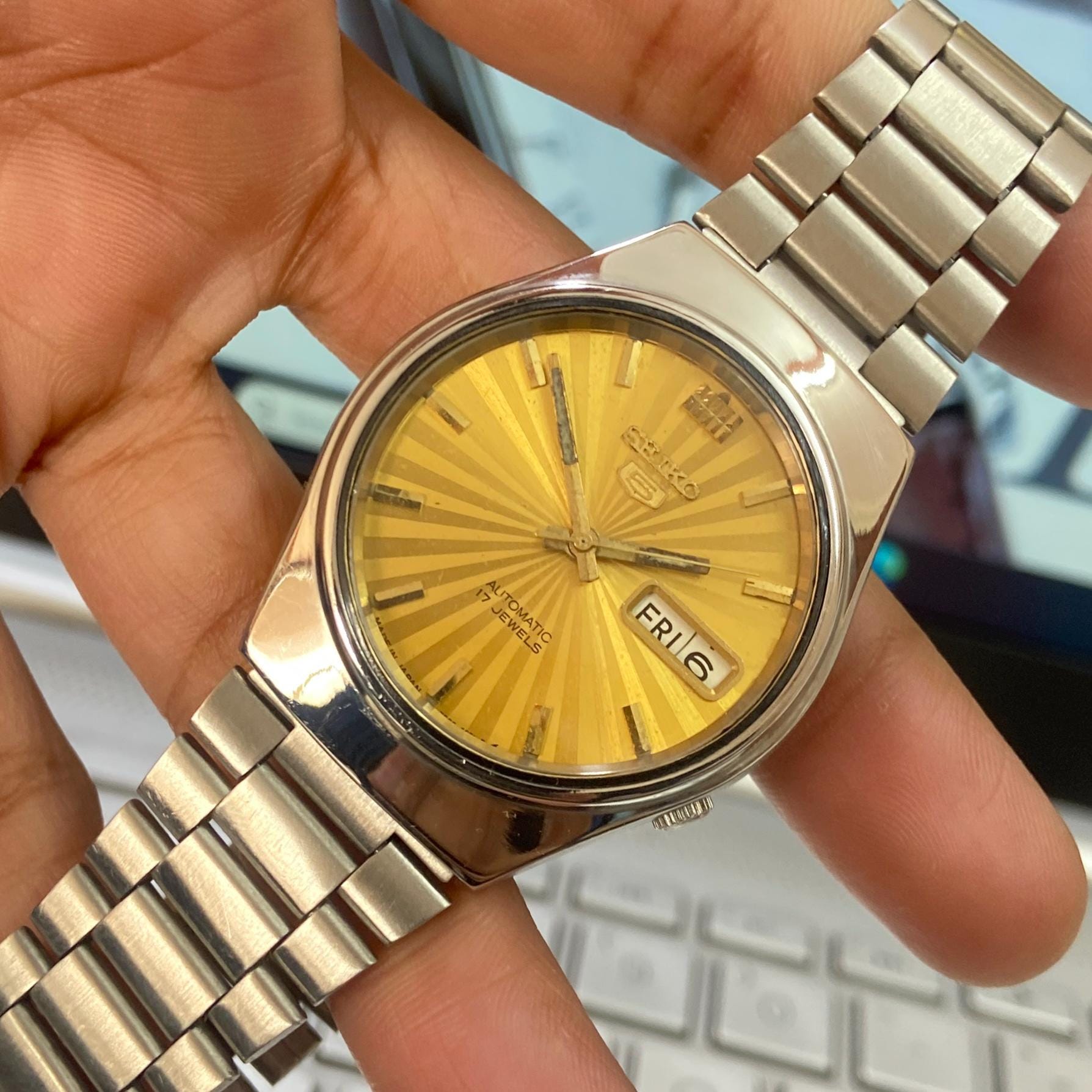 【美品】SEIKO セイコー5 自動巻 7S26-6000 1999年製 稼動品 m34036646407_1.jpg?1751463898
