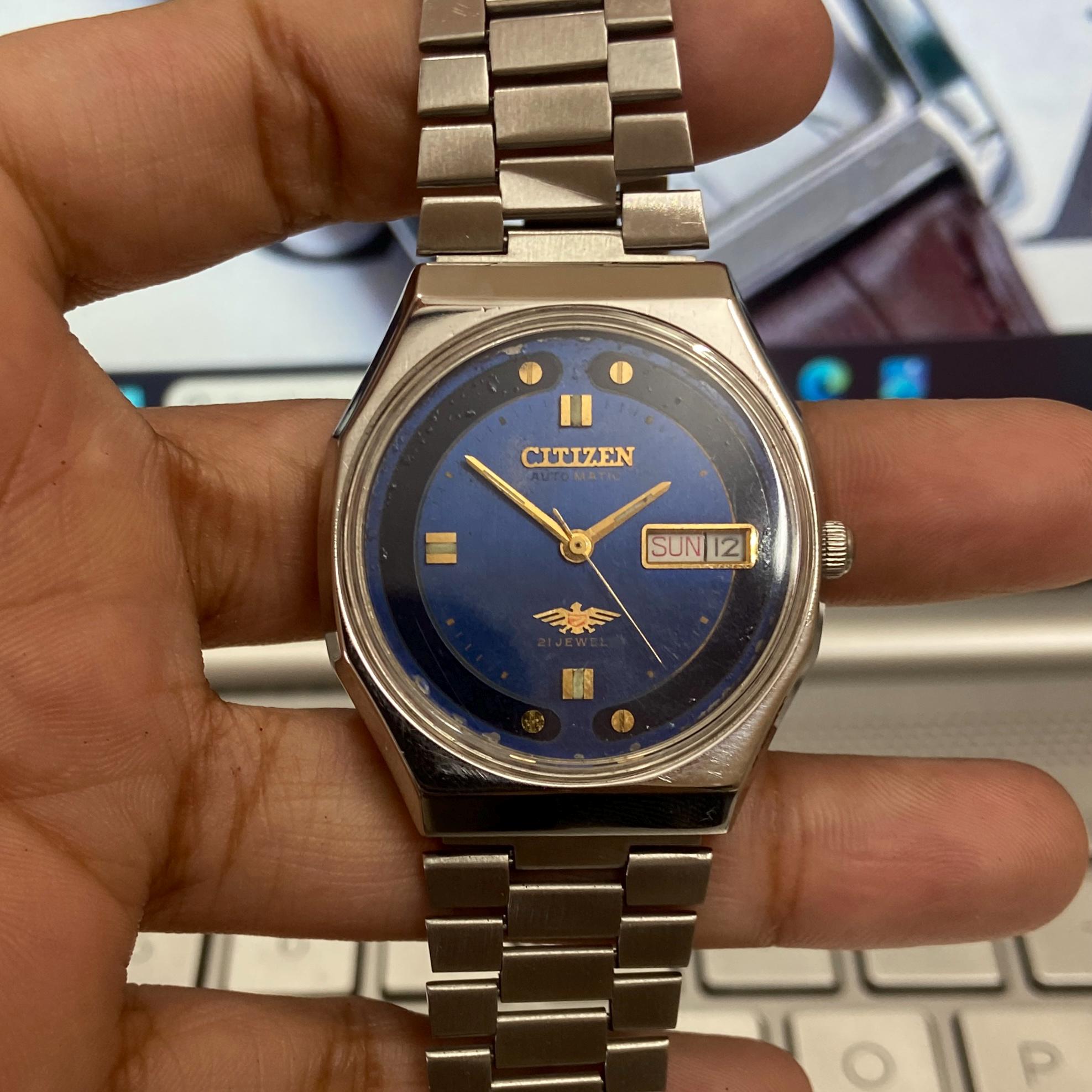 Vintage 1993 Citizen Automatic 8200 Day-date Japanese Men's Wrist