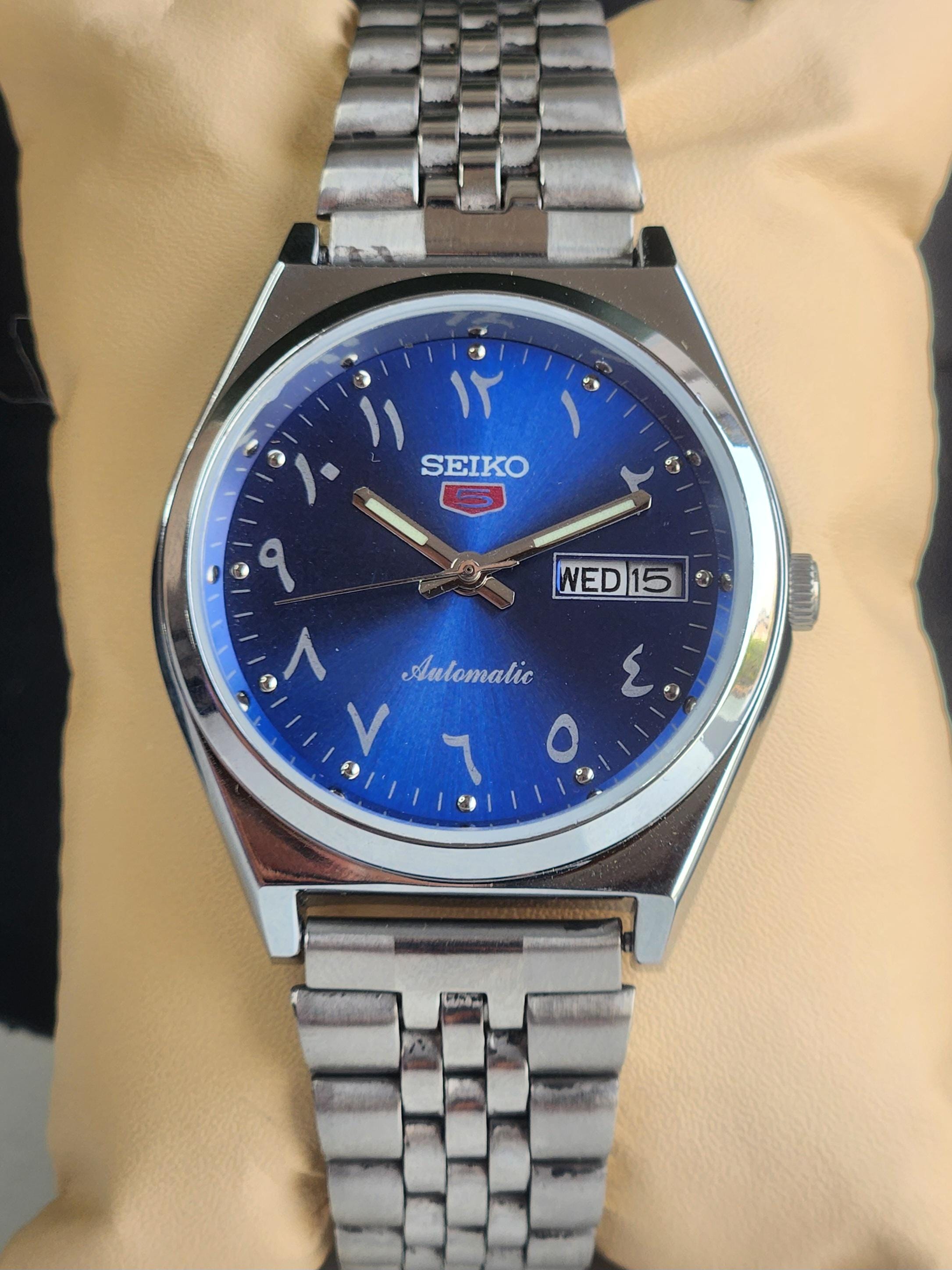 【超希少】SEIKO5 6309A AUTOMATIC 腕時計 ダークブルー 超希少】SEIKO5 6309A AUTOMATIC 腕時計 ダークブルー | Over