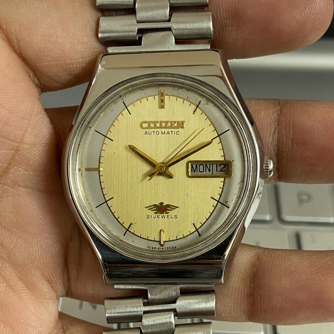 JAPAN VINTAGE CITIZEN 自動巻 82系 OH済 稼働 JAPAN VINTAGE CITIZEN 自動巻 82系 OH済 稼働 - メルカリ