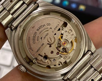 Vintage 1985 Citizen Automatic 8200 Day-date Japanese Men's