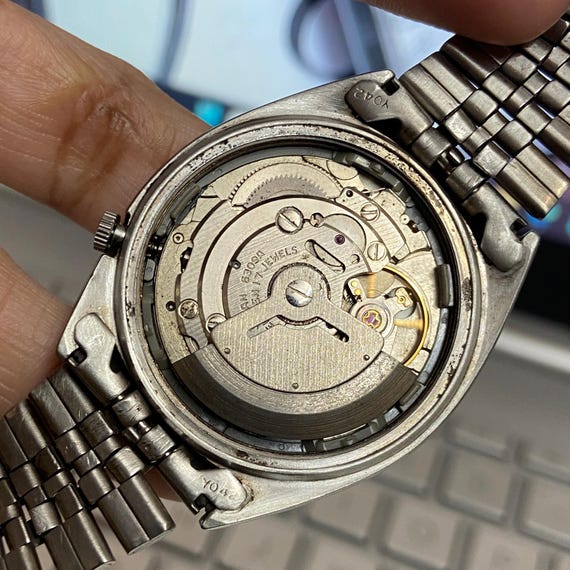 Vintage 1985 Seiko 5 Automatic 6309 8840 Day date Japanese Men s Wrist Watch Etsy Canada