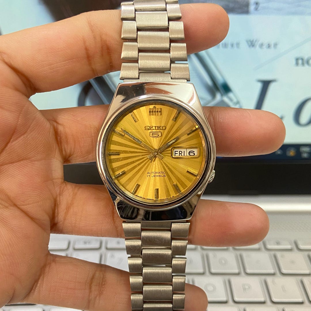 SEIKO5 7S26-6000 稼働美品 Seiko 5 7S26-6000 Day/Date Automatic Vintage Men's Watch | eBay