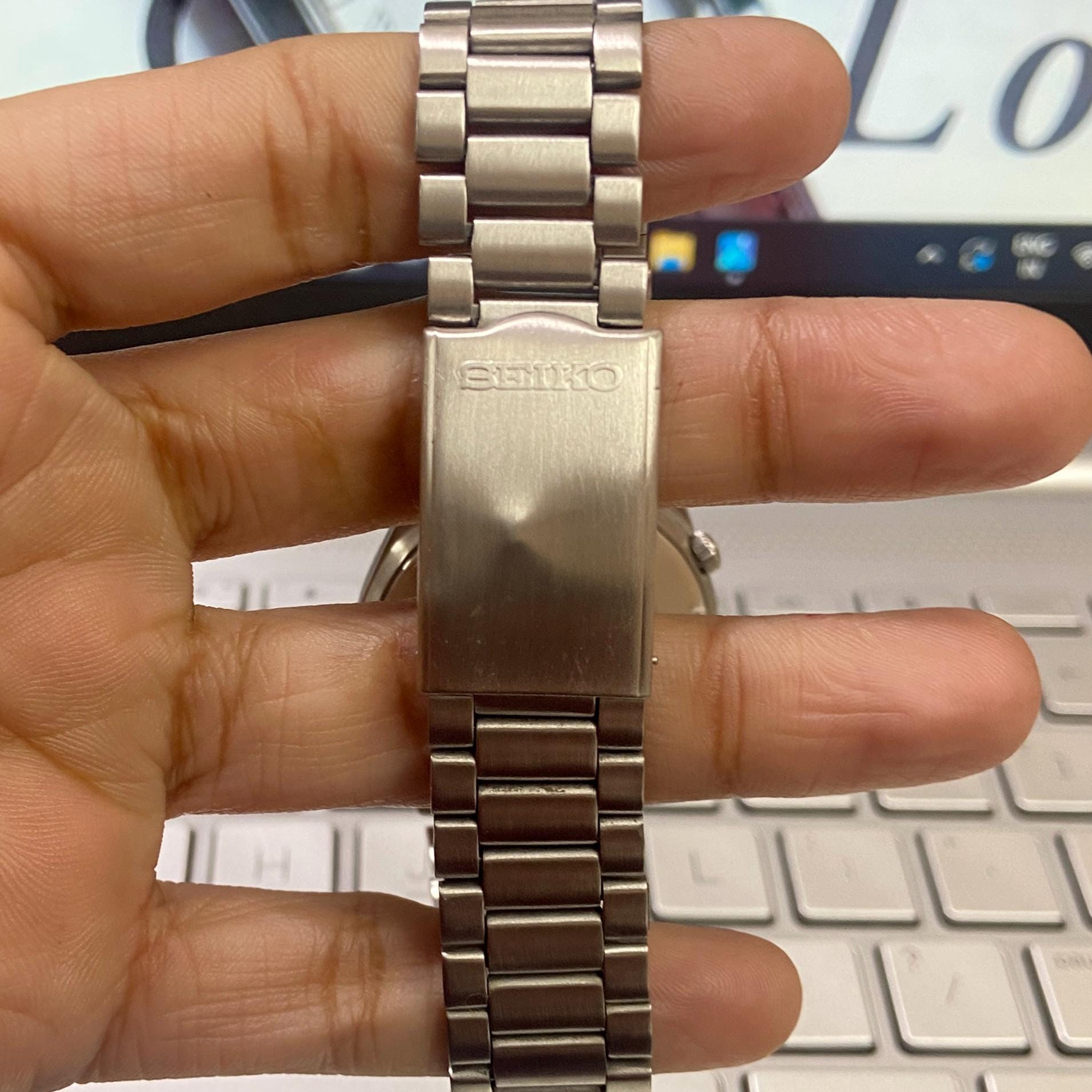 Vintage 1986 Seiko 5 Automatic 6309-7330 Day-date Japanese