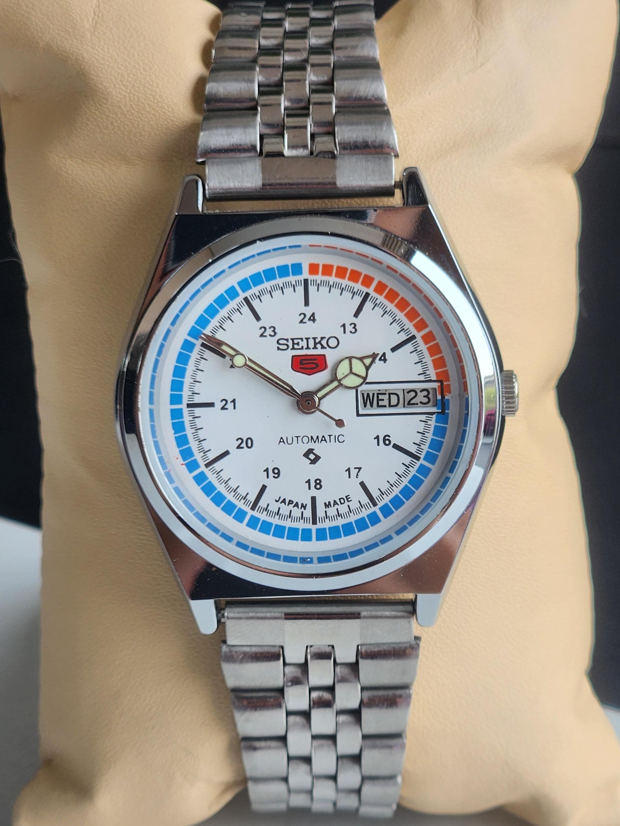 Montre Vintage Seiko Great Blue - Chronographe, étanche, Jour/date - Acier Inox - Occasion