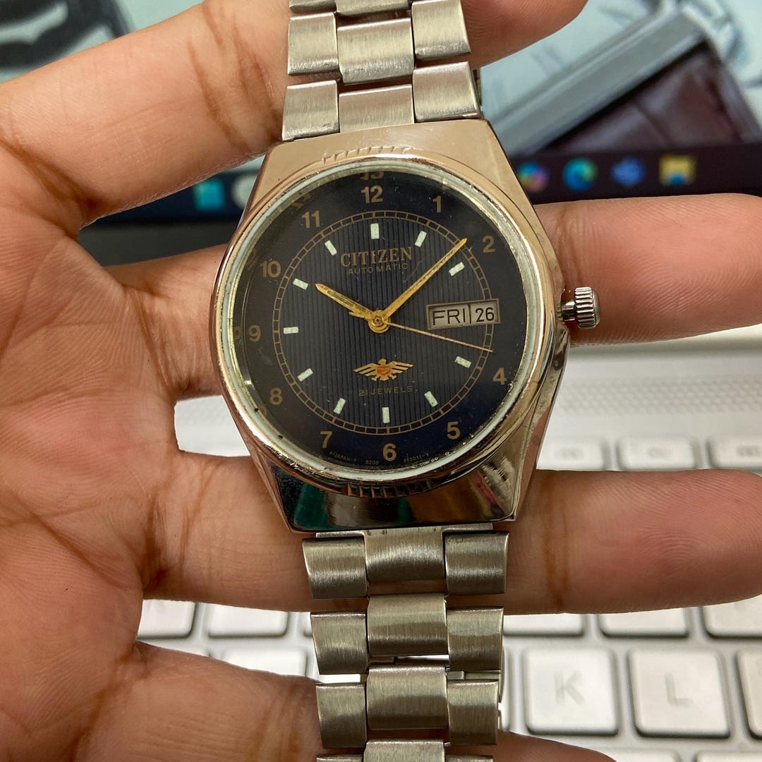 Citizen 8200 Sports Automatic Watch – Vintage Refurbished | Japan-Made Men’s Classic main image 1