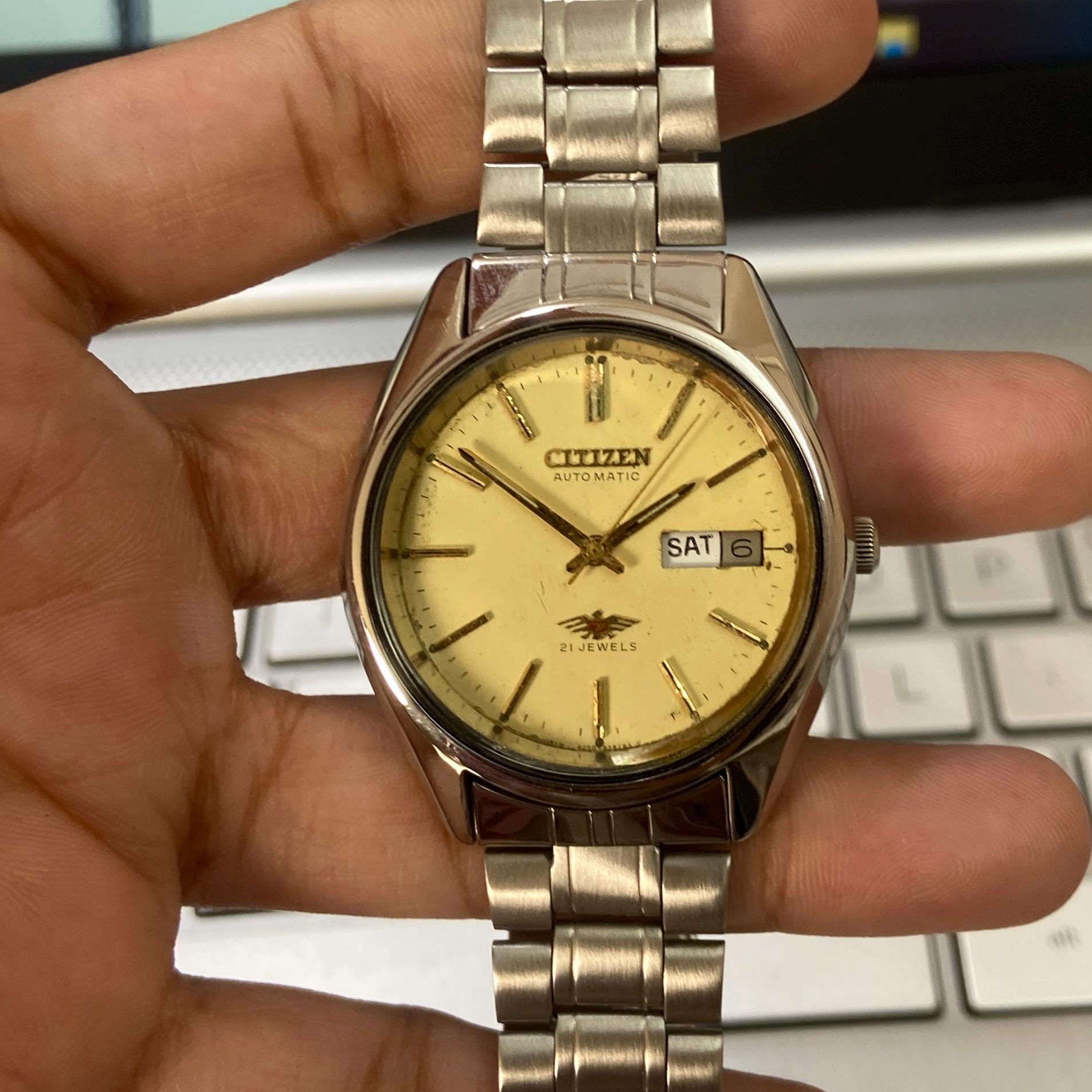 シチズン 腕時計 自動巻き 8200 シチズン オートマチック 逆輸入モデル Cal.8200 USED