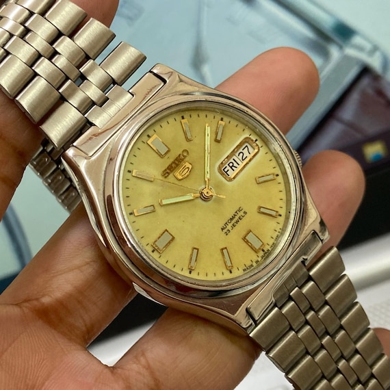 Vintage 1996 Seiko 5 Automatic 7S26-3170 Day-date Japanese Vintage 1996 Seiko 5 Automatic 7S26-3170 Day-date Japanese