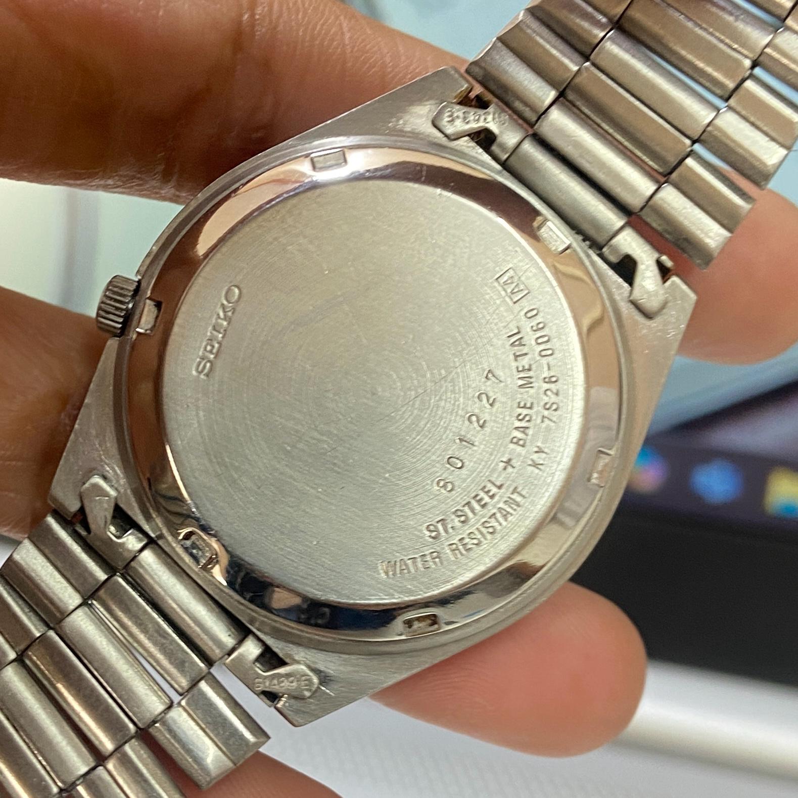 Vintage 1998 Seiko 5 Automatic 7S26-0060 Day-date Japanese Men