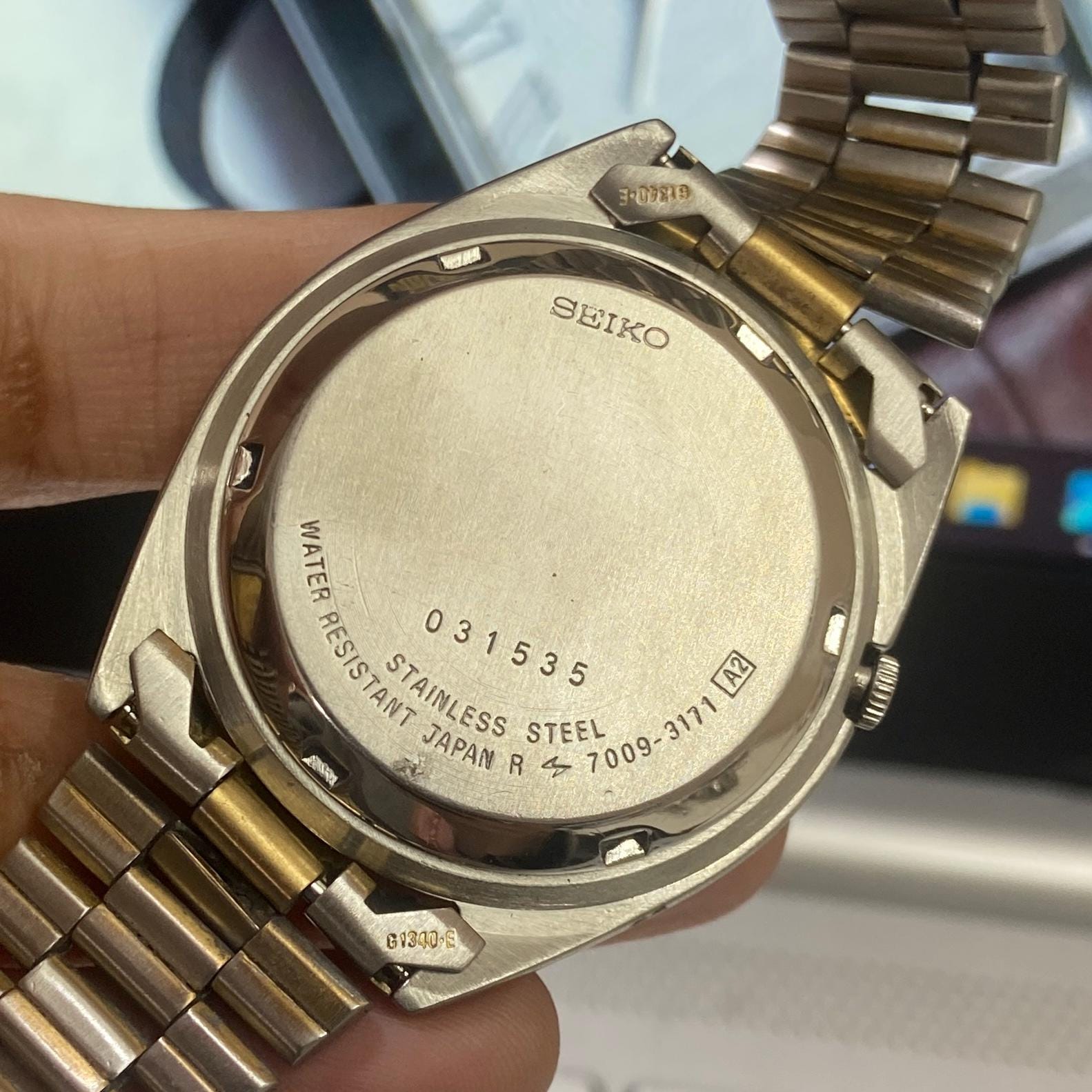 1990年製ヴィンテージ セイコー5 オートマチック 7009-3171 デイデイト