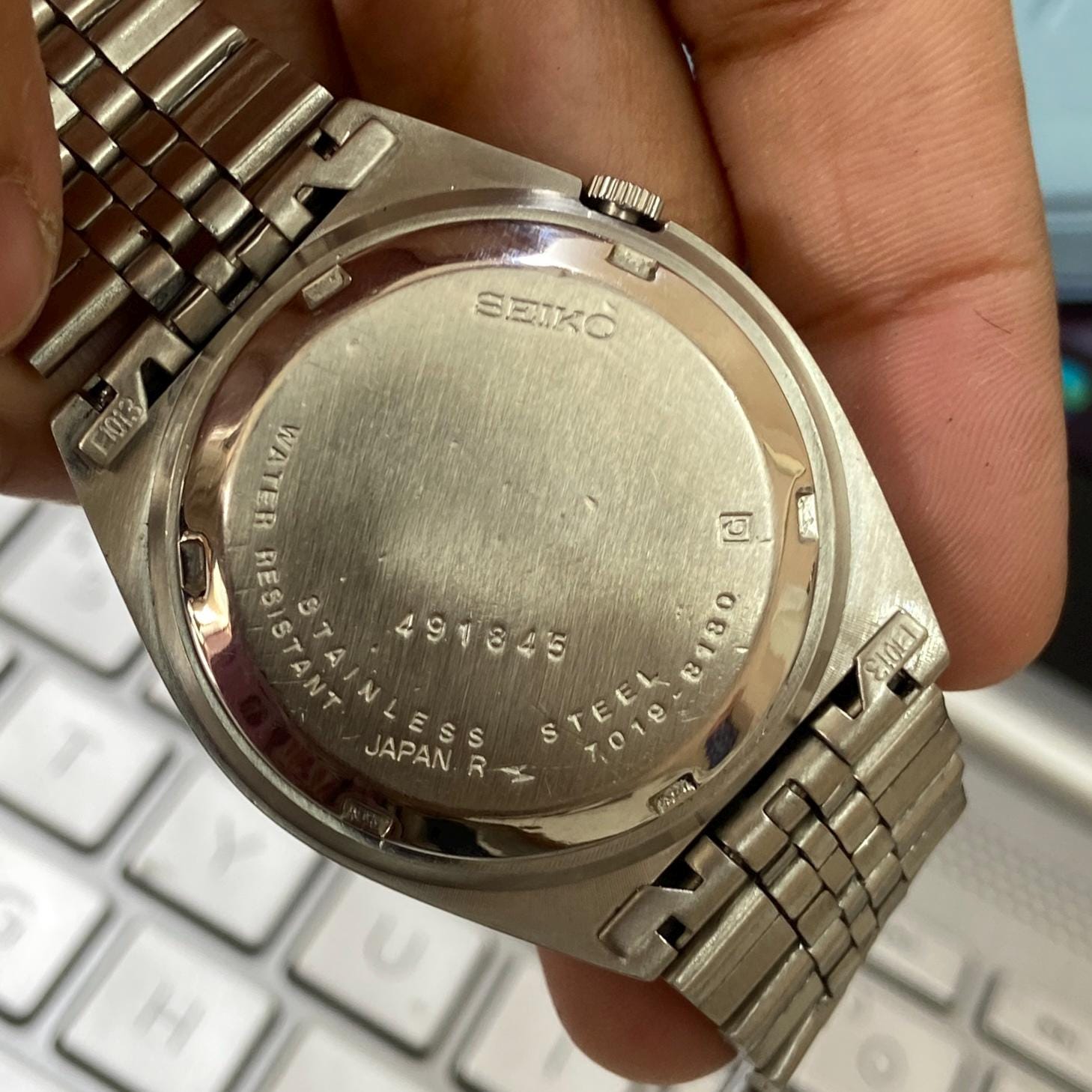 Rare Vintage seiko 7019-8180 day/date men's watch | eBay