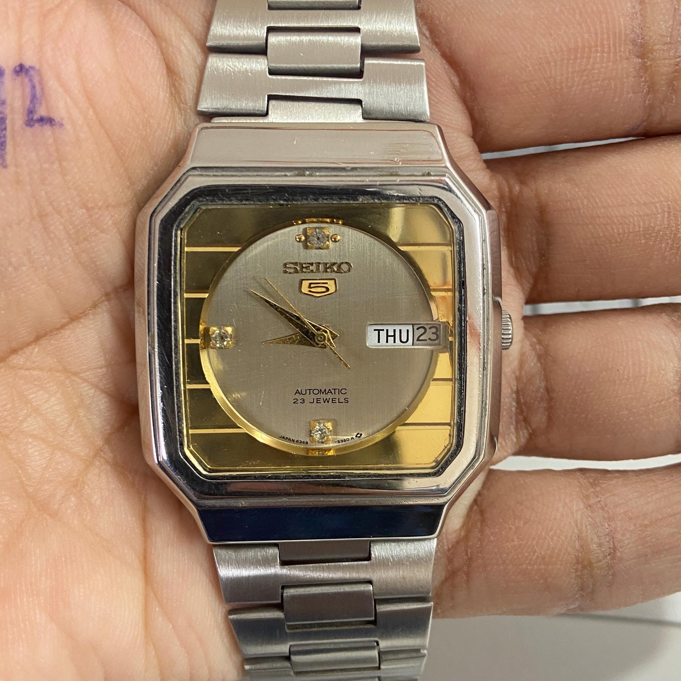 Seiko Men s 5 Automatic Day Date Watch