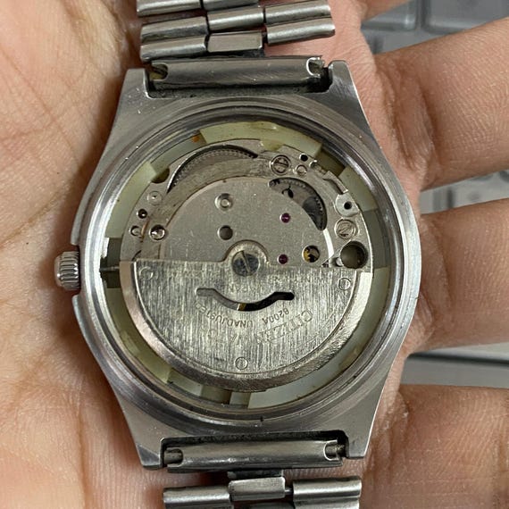 Vintage 1985 Citizen Automatic 8200 Day-date Japanese Men's Wrist