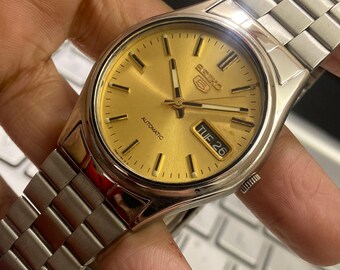 Vintage 1997 Seiko 5 Automatic 7S26-3170 Day-date Japanese