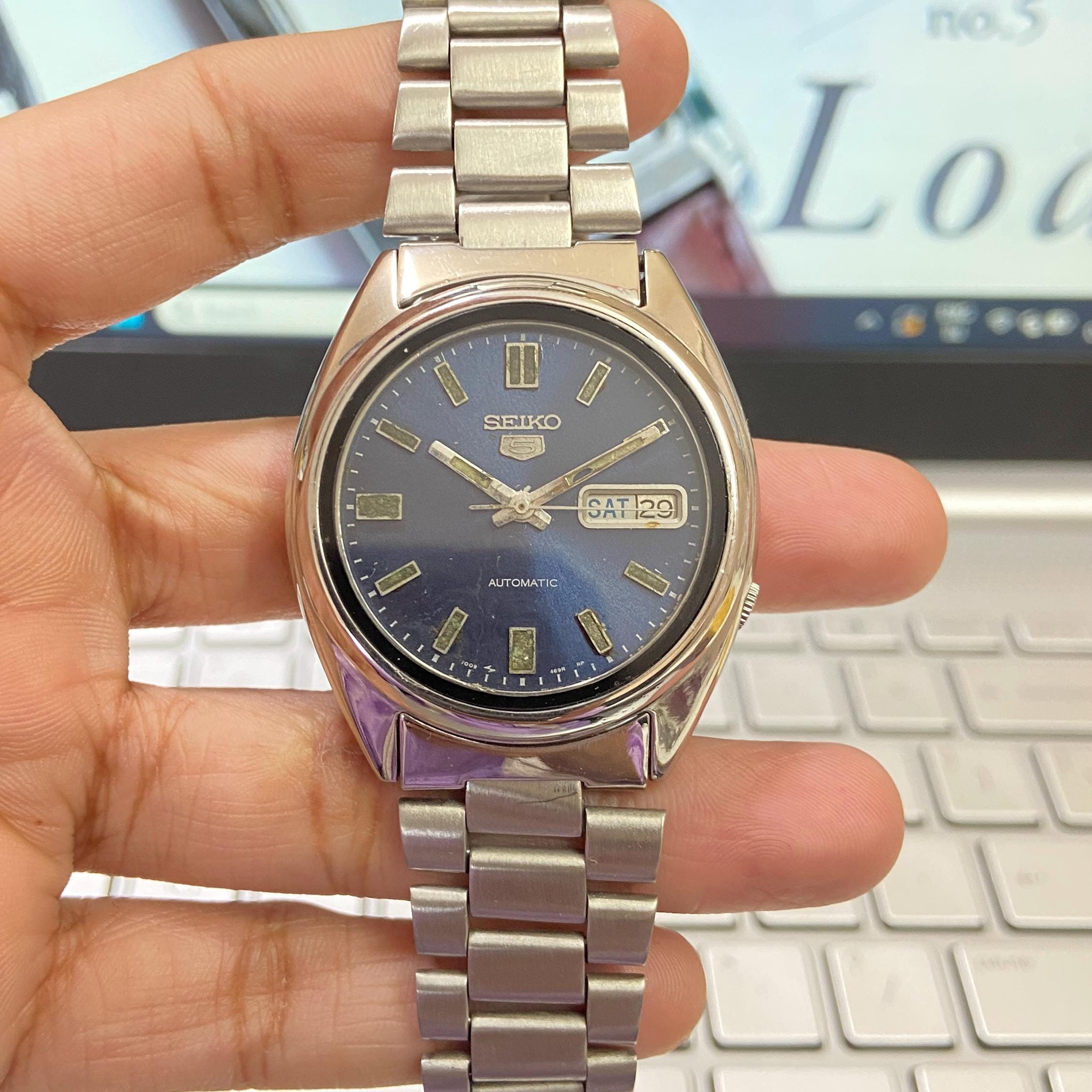動作品　SEIKO　セイコー5 オートマチック 腕時計　7009-3040 SEIKO 5 AUTOMATIC 7009-3040 HORS SERVICE | eBay