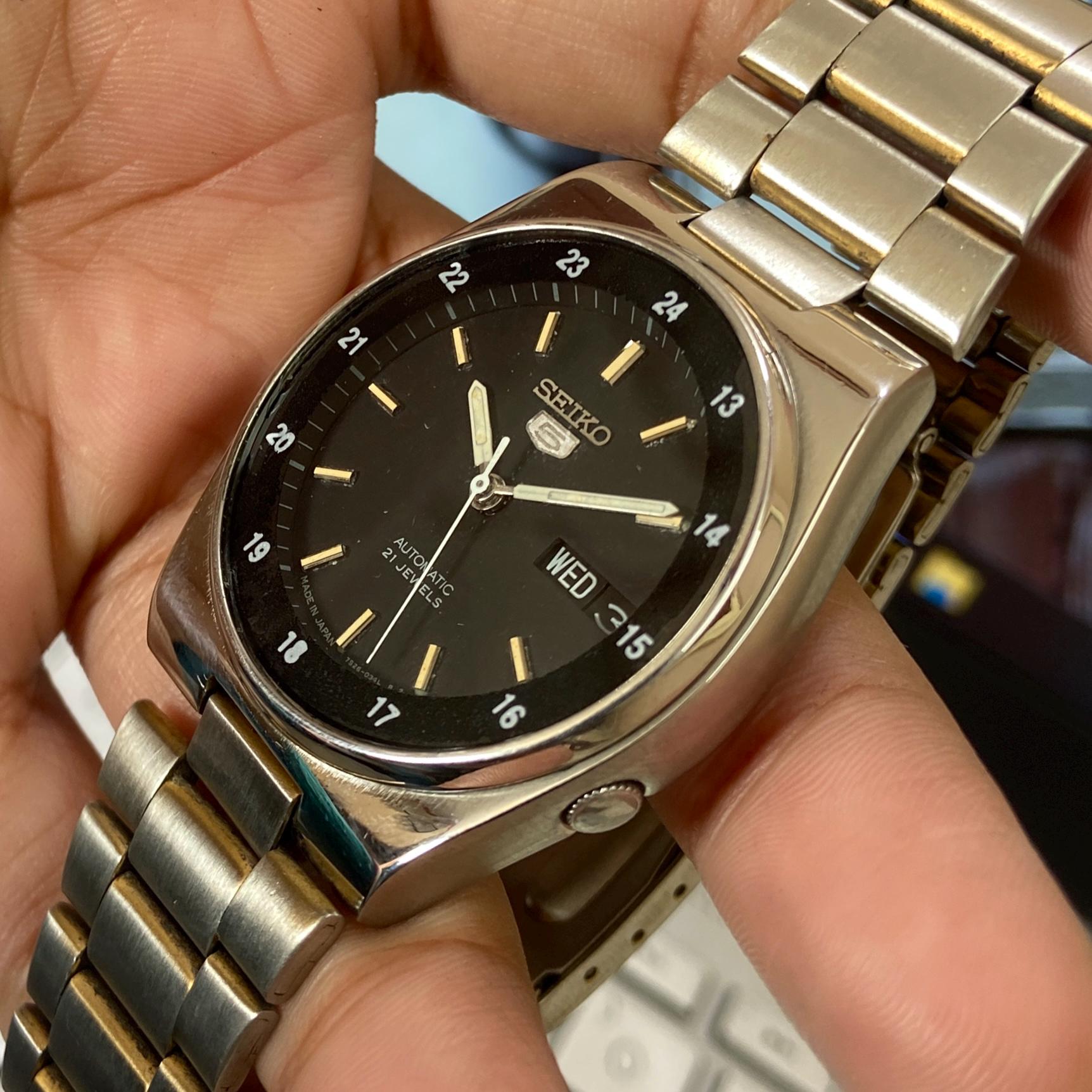 Vintage 1999 Seiko 5 Automatic 7S26-3160 Day-date Japanese