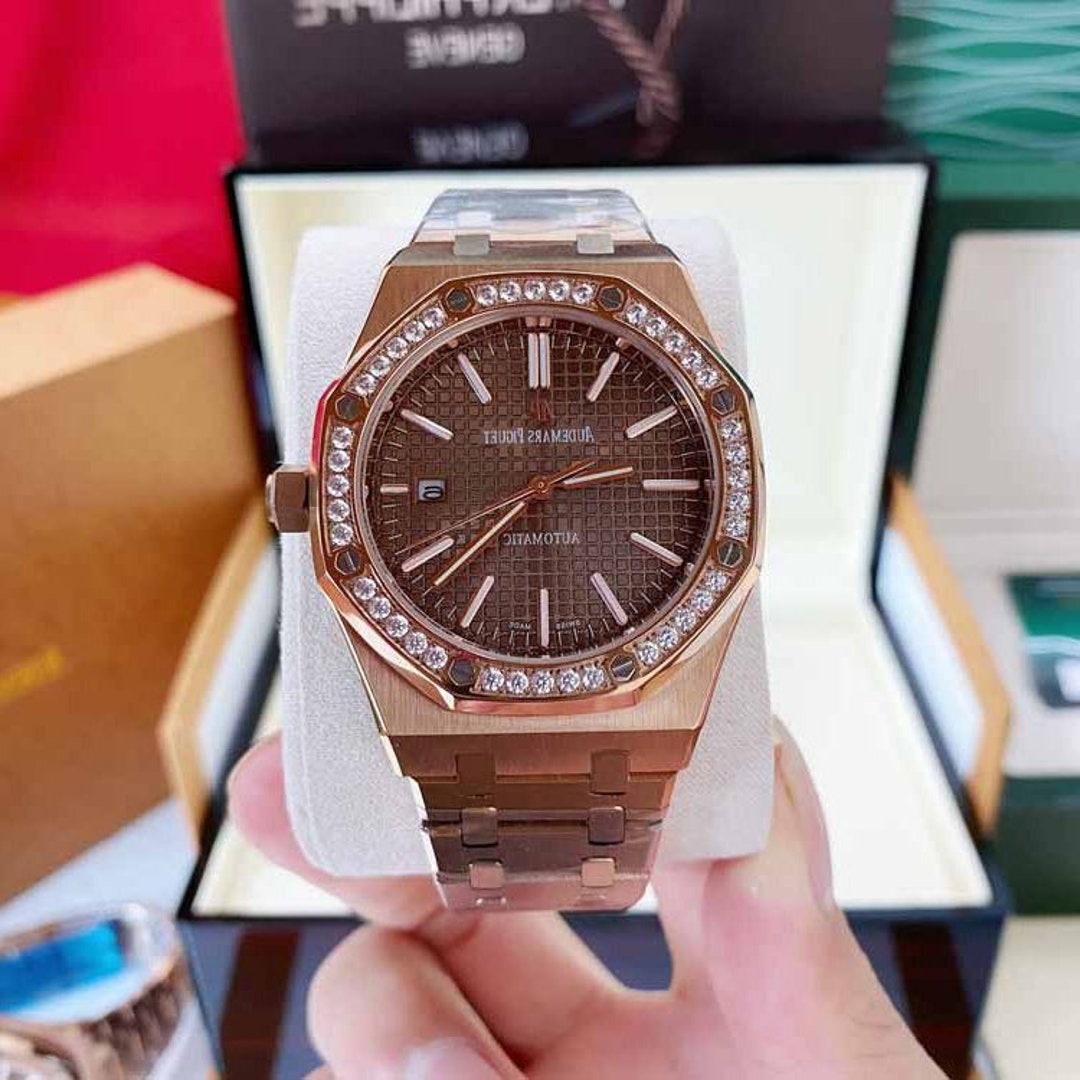 Audemars Piguet Chocolate Dial Watch Men's Watches Etsy