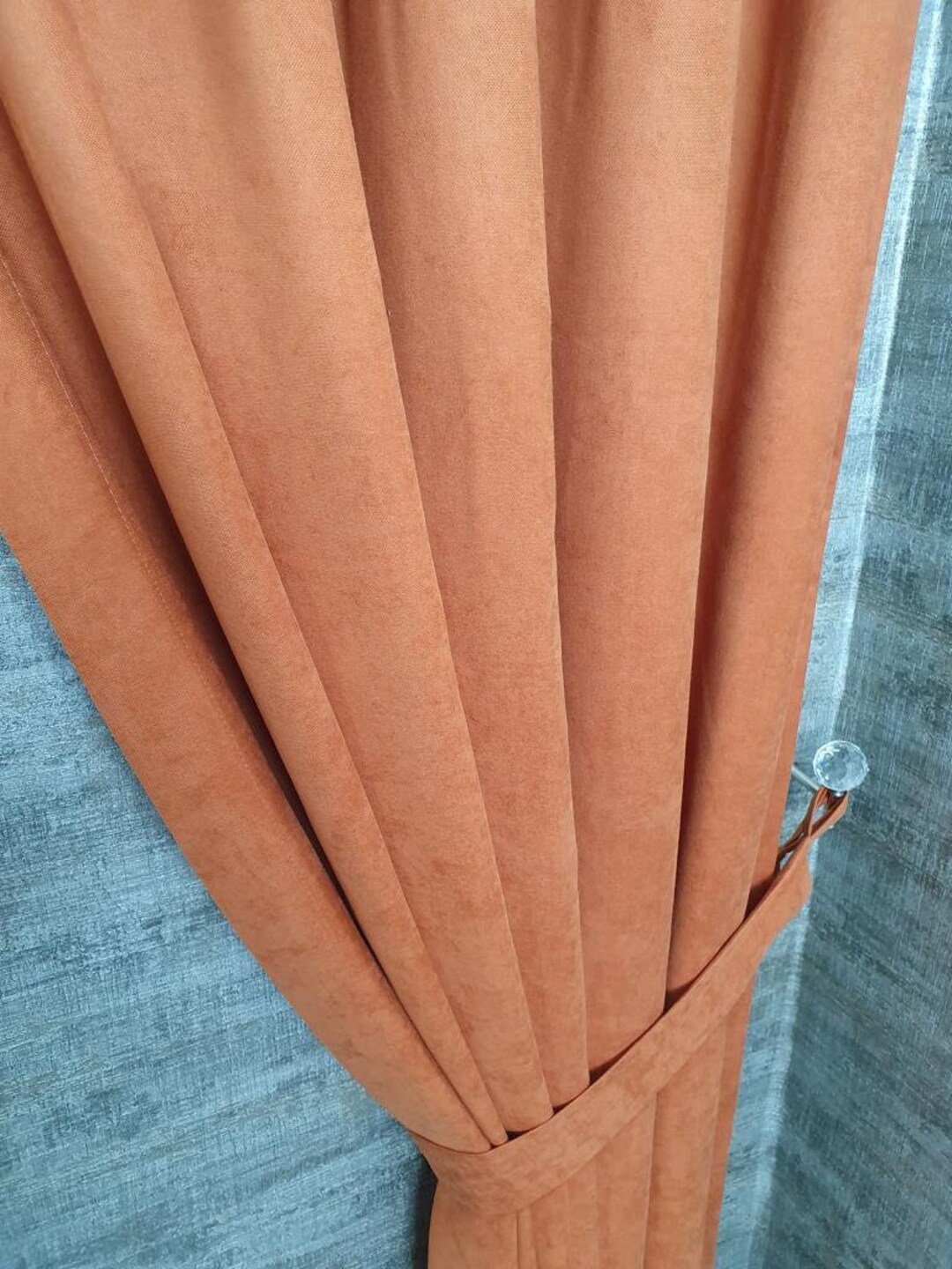 Velvet Textured Fabric Model Backdrop Curtain Single Etsy