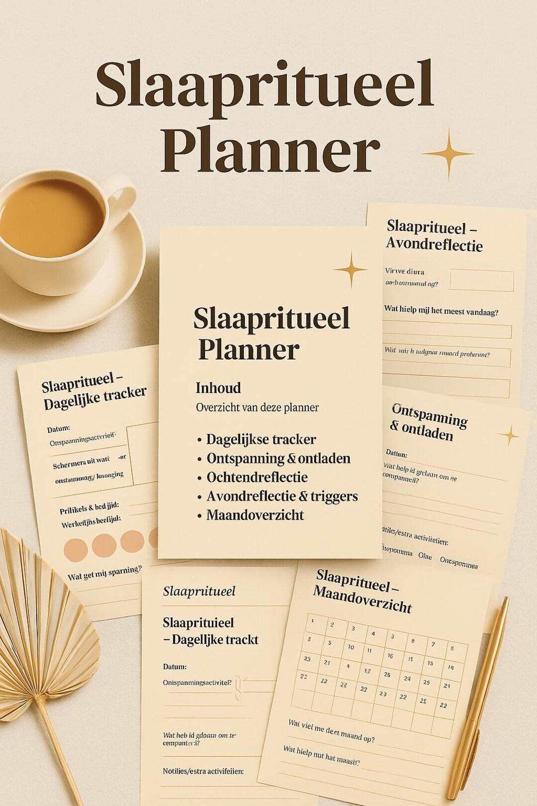 Sleep Ritual Planner I Printable Sleep Tracker Cbt-i I Evening Routine ...
