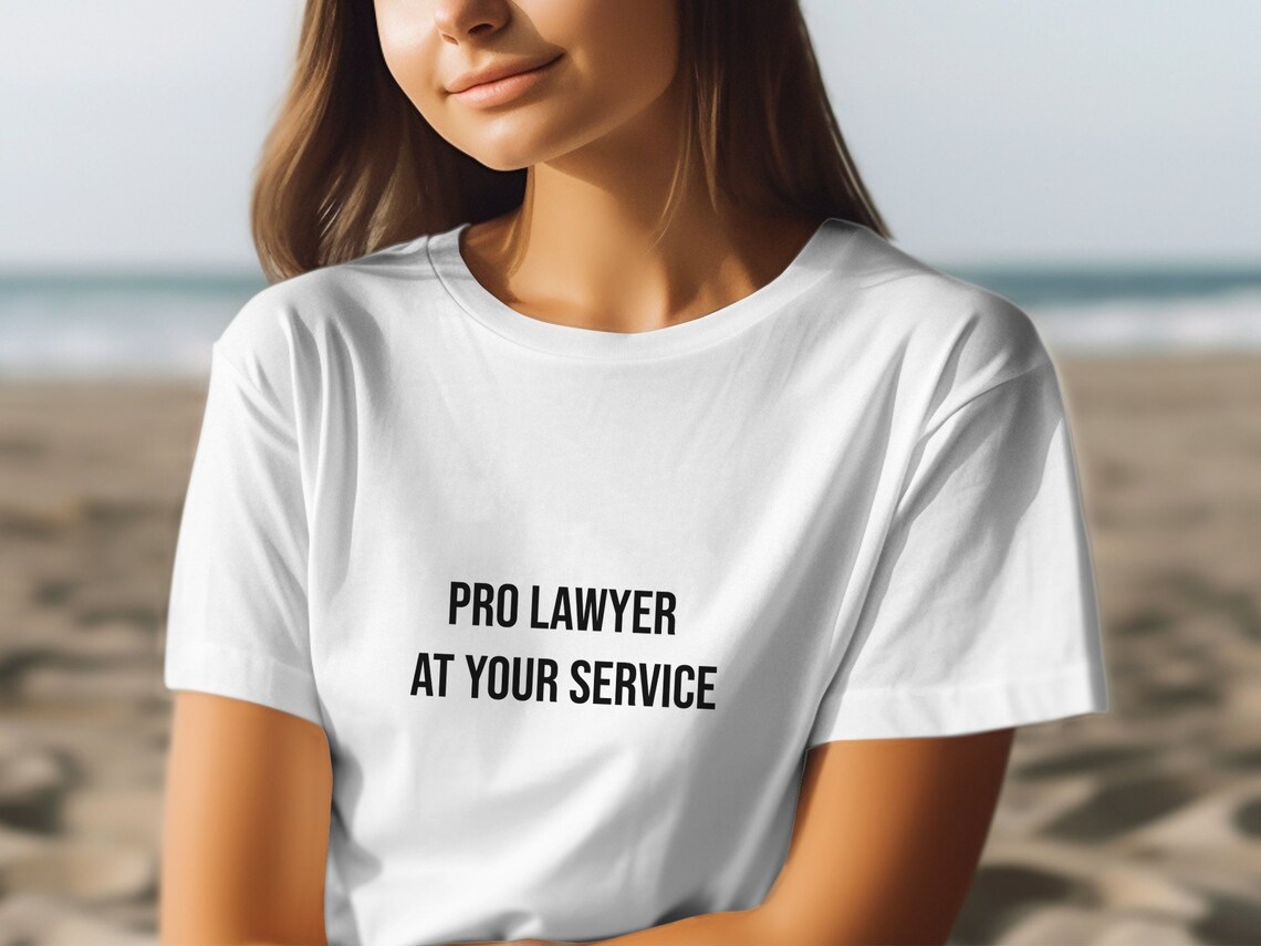 Herren I Probably Need A Lawyer T-Shirt Lustig Legal Trouble Attorney
