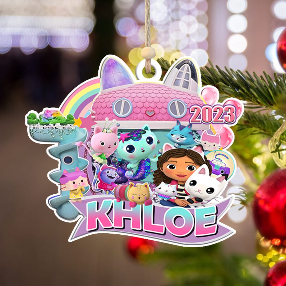 Personalized Gabby's Dollhouse Ornament Custom Gabby Etsy